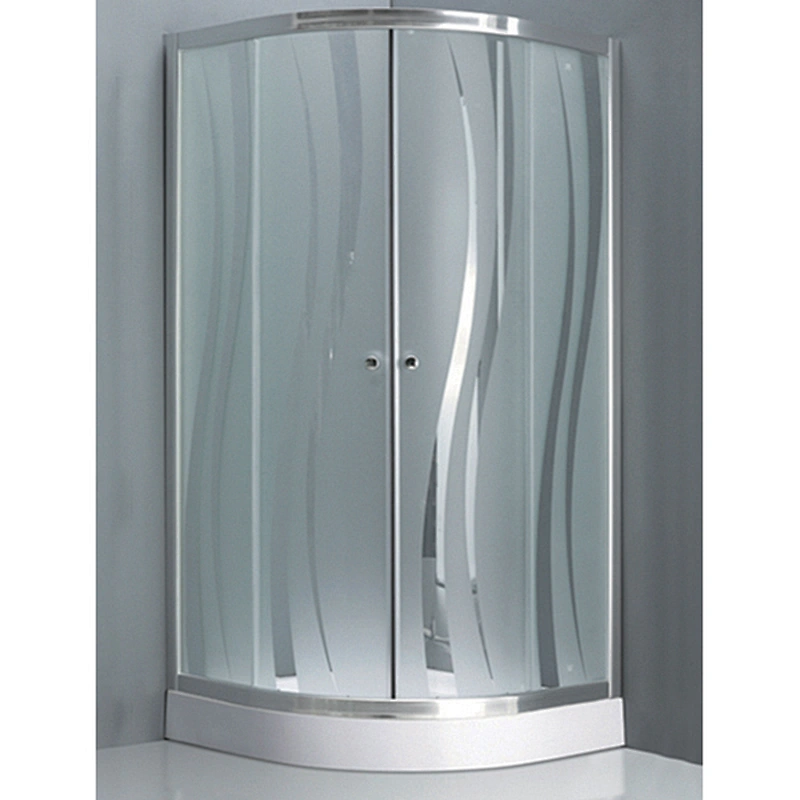 Shower Room Rectangle Shower Enclosures Tempered Glass Simple Shower Cabin