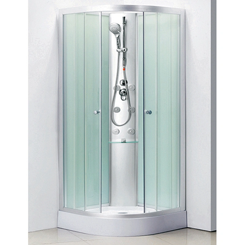 Shower Room Rectangle Shower Enclosures Tempered Glass Simple Shower Cabin