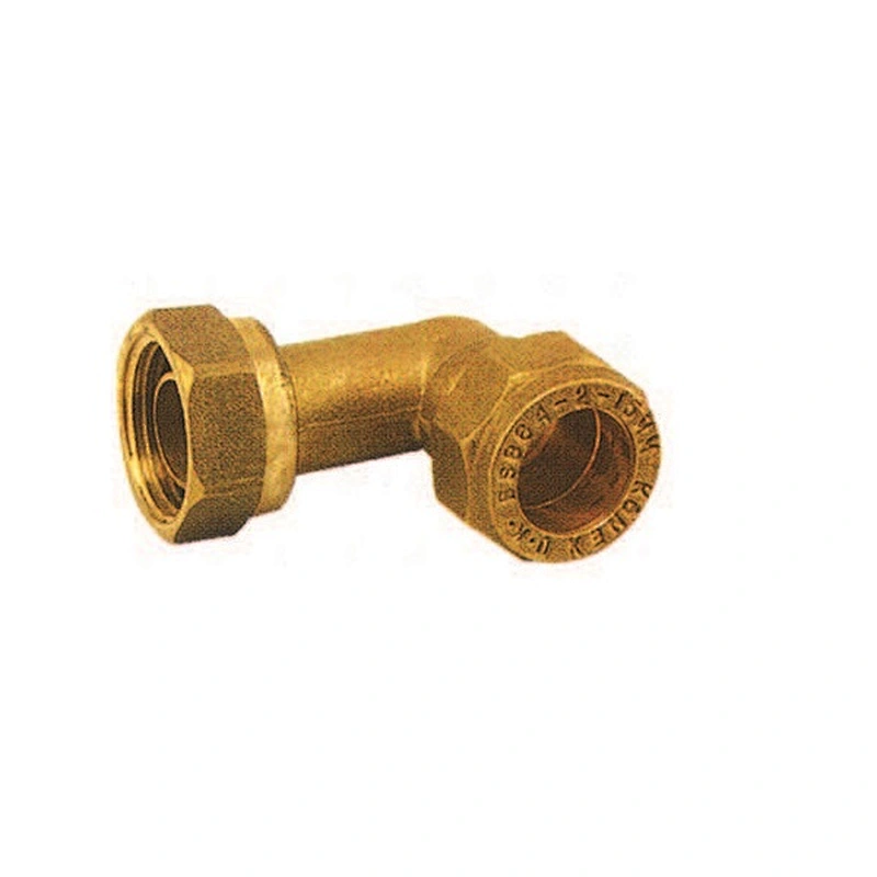 BSP BRASS COMPRESSION ADAPTTOR WITH BRASS RING