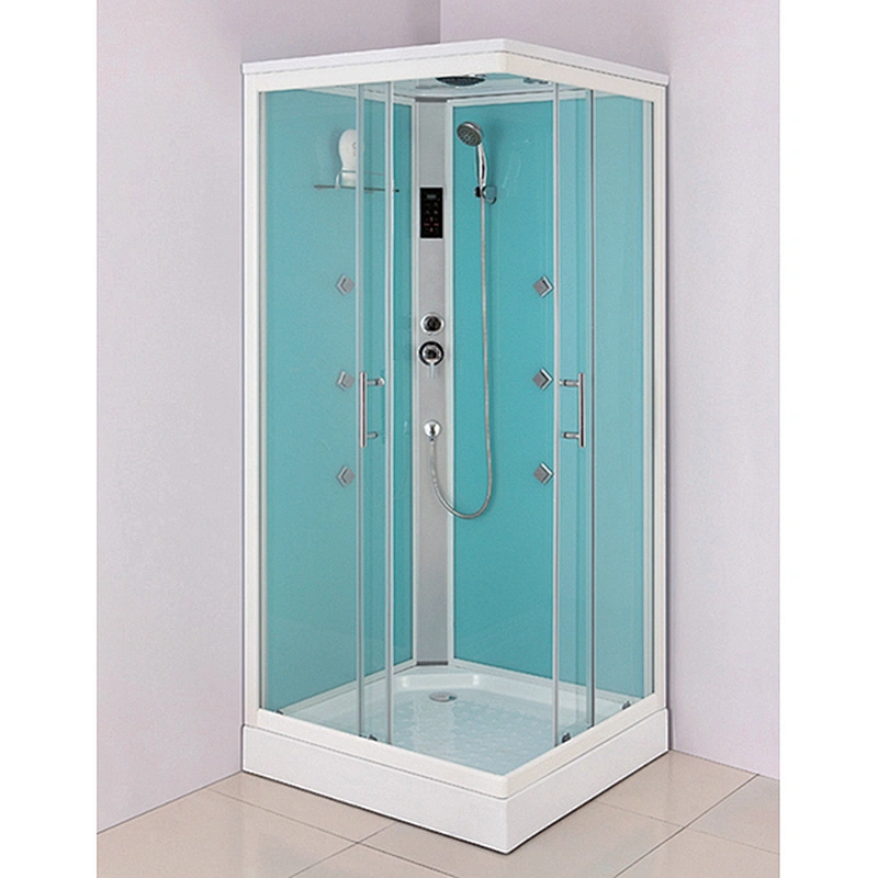Shower Room Rectangle Shower Enclosures Tempered Glass Simple Shower Cabin