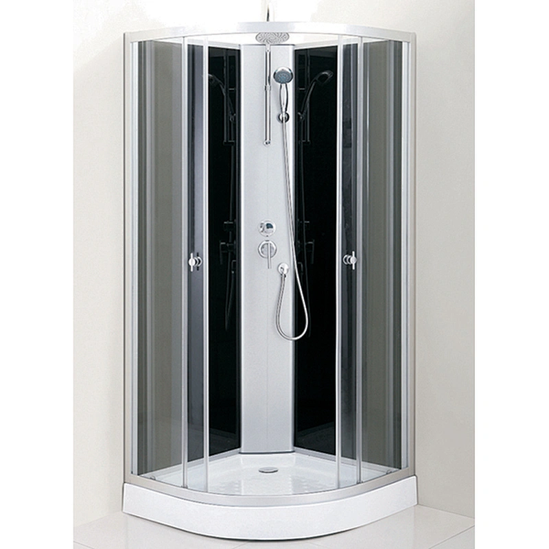 Shower Room Rectangle Shower Enclosures Tempered Glass Simple Shower Cabin
