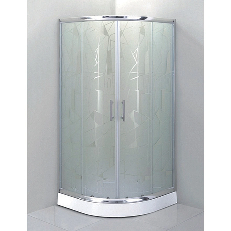 Shower Room Rectangle Shower Enclosures Tempered Glass Simple Shower Cabin