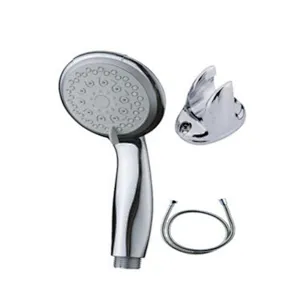 bath 3pcs stainless steel hose wall bracket hand shower set