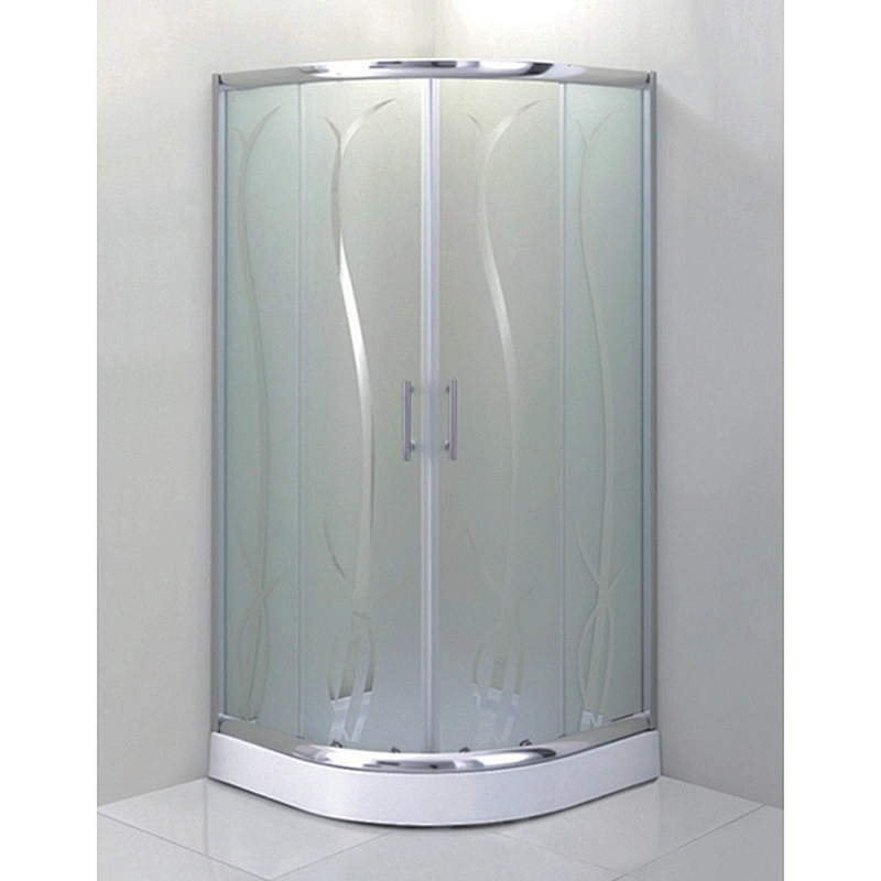 Shower Room Rectangle Shower Enclosures Tempered Glass Simple Shower Cabin