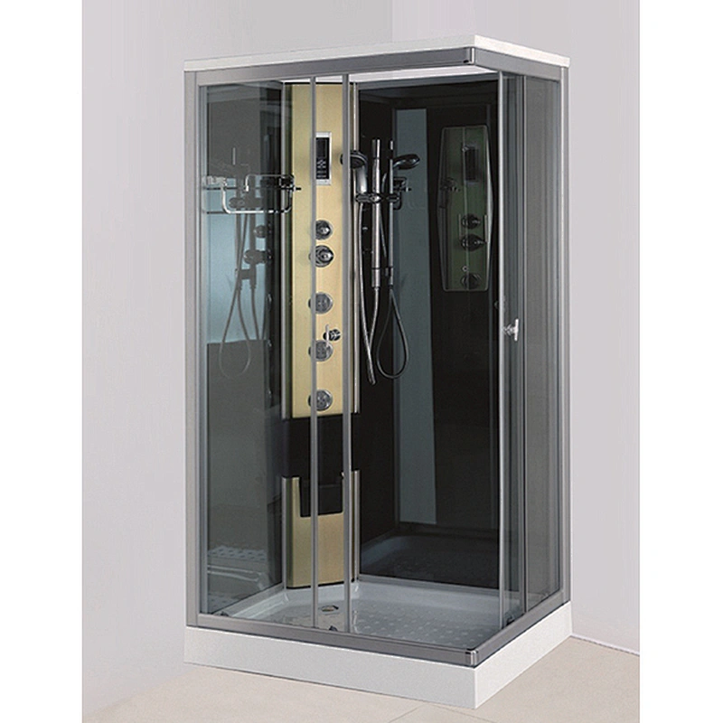 Shower Room Rectangle Shower Enclosures Tempered Glass Simple Shower Cabin