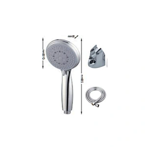 bath 3pcs stainless steel hose wall bracket hand shower set