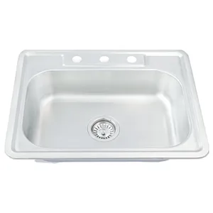 Good Supplying above counter Single Bowl Kitchen Sink Stainless Steel Sink