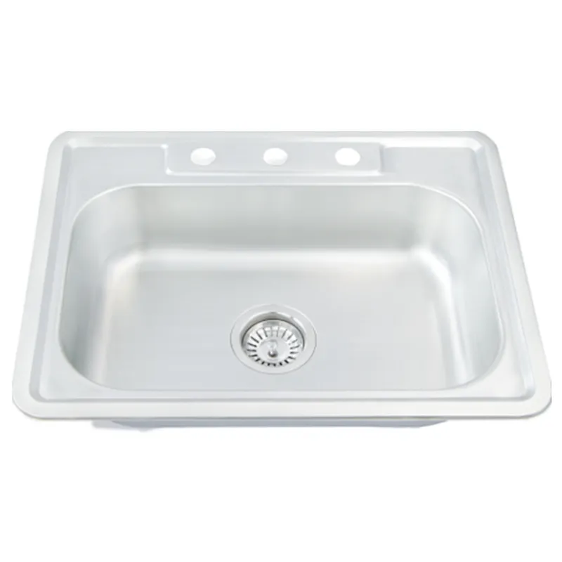 Good Supplying above counter Single Bowl Kitchen Sink Stainless Steel Sink