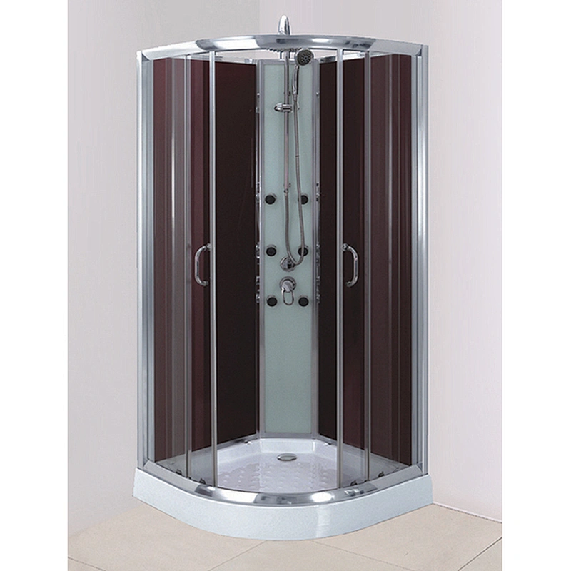 Shower Room Rectangle Shower Enclosures Tempered Glass Simple Shower Cabin