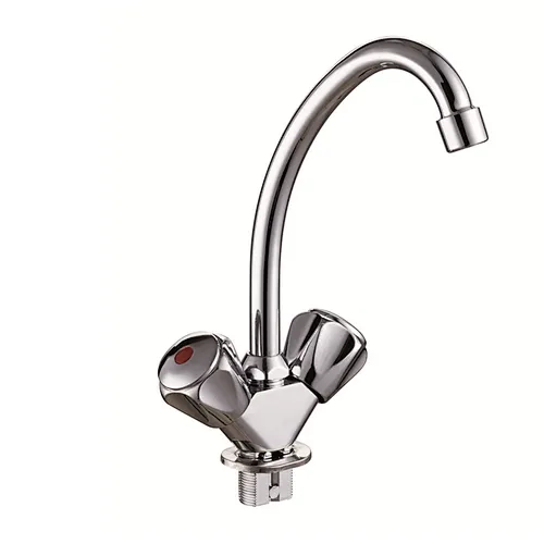 ZINC DUAL HANDLE KITCHEN FAUCET