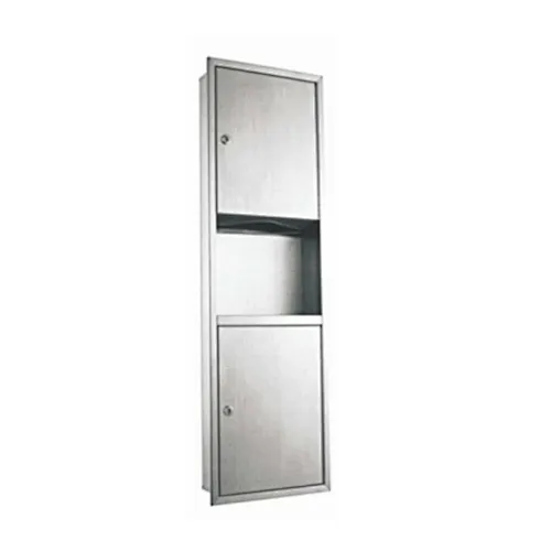 BATHROOM ACCESSORY STAINLESS STEEL ASSORTED ARK INTO THE WALL HANGING WALL TYPE