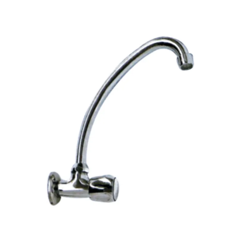 BRASS/ZINC SINGLE COLD WATER WALL MOUNTED TAP