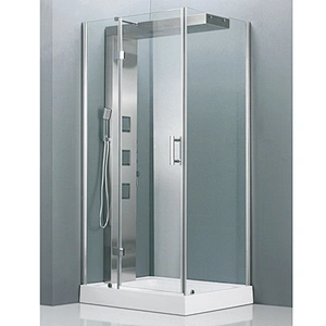 Shower Room Rectangle Shower Enclosures Tempered Glass Simple Shower Cabin