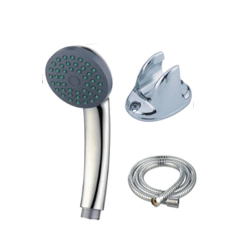 bath 3pcs stainless steel hose wall bracket hand shower set