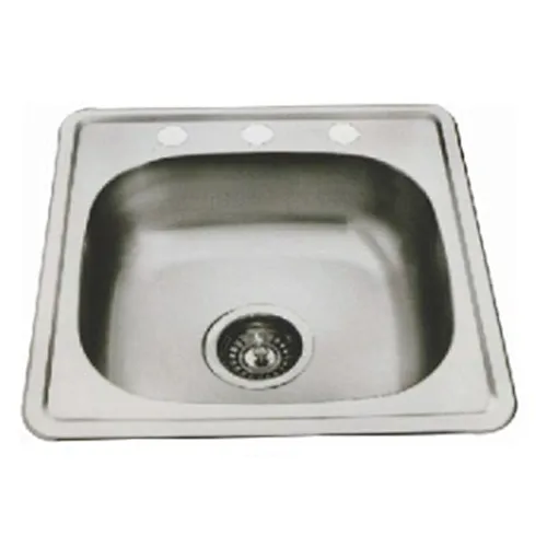 Good Supplying above counter Single Bowl Kitchen Sink Stainless Steel Sink