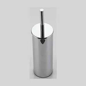stainless steel black wall mounted metal toilet brush holder set