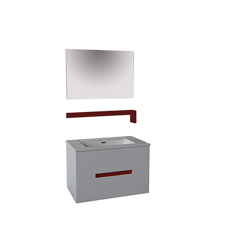Wall mounted Bathroom Cabinet Set, Morden Design Bathroom Vanity