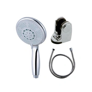 bath 3pcs stainless steel hose wall bracket hand shower set