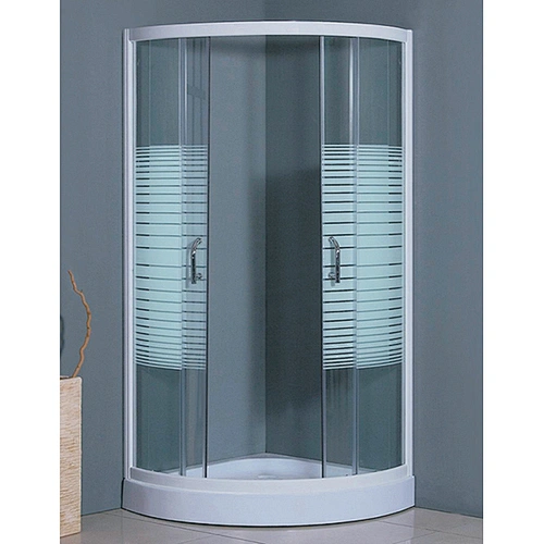 Shower Room Rectangle Shower Enclosures Tempered Glass Simple Shower Cabin