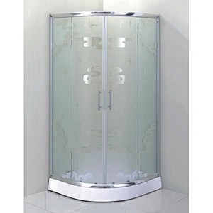 Shower Room Rectangle Shower Enclosures Tempered Glass Simple Shower Cabin