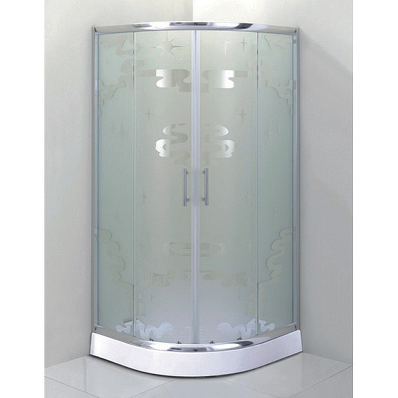 Shower Room Rectangle Shower Enclosures Tempered Glass Simple Shower Cabin