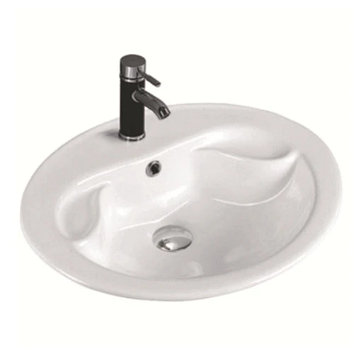 Model Single wash basin with drainer faucet