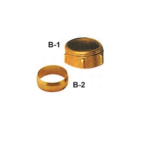 BSP BRASS COMPRESSION ADAPTTOR WITH BRASS RING