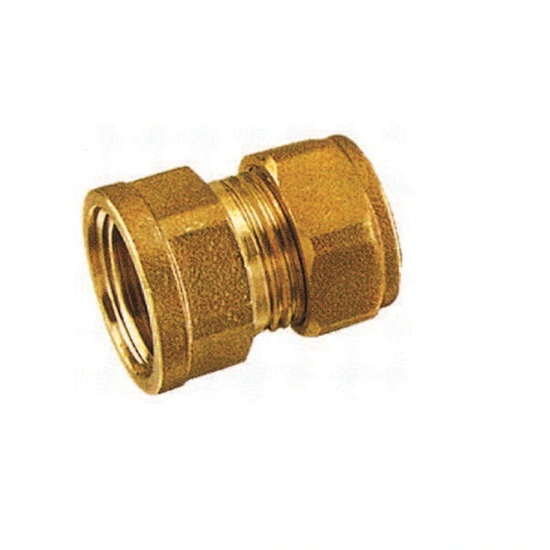 BSP BRASS COMPRESSION ADAPTTOR WITH BRASS RING