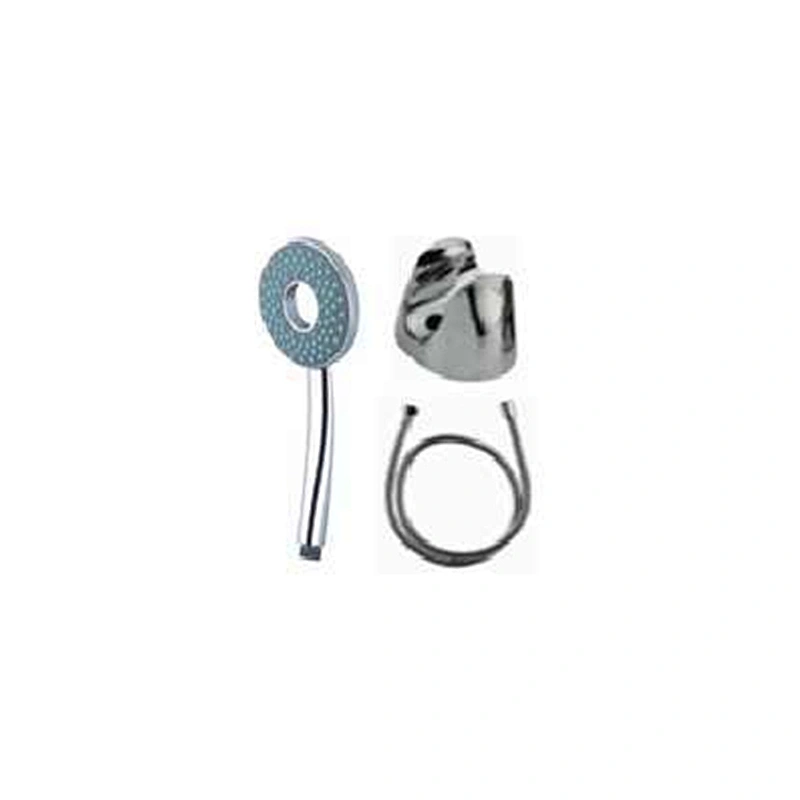 bath 3pcs stainless steel hose wall bracket hand shower set