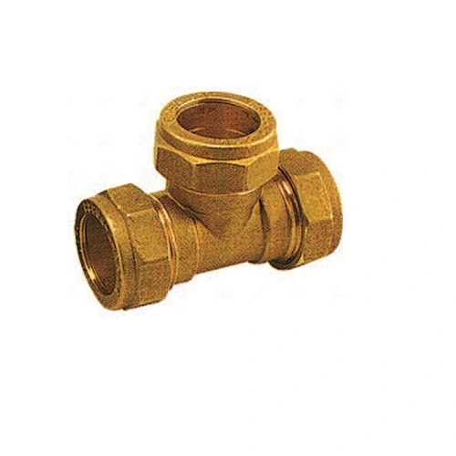 BSP BRASS COMPRESSION ADAPTTOR WITH BRASS RING