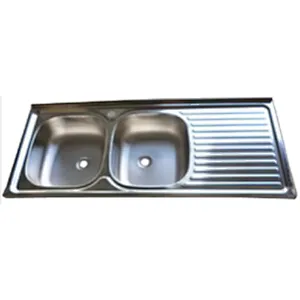 Good Supplying above counter double Bowl Kitchen Sink Stainless Steel Sink