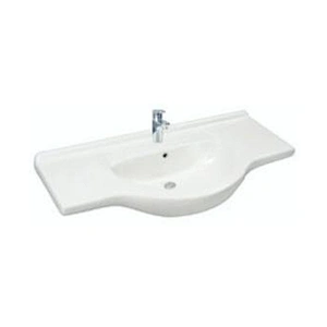 Model Single wash basin with drainer faucet