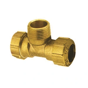 BRASS COMPRESSION ADAPTTOR FOR PE PIPE