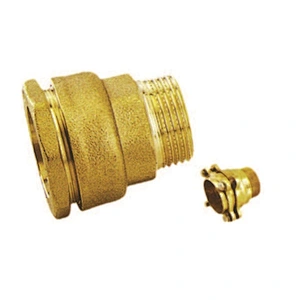BRASS COMPRESSION ADAPTTOR FOR PE PIPE