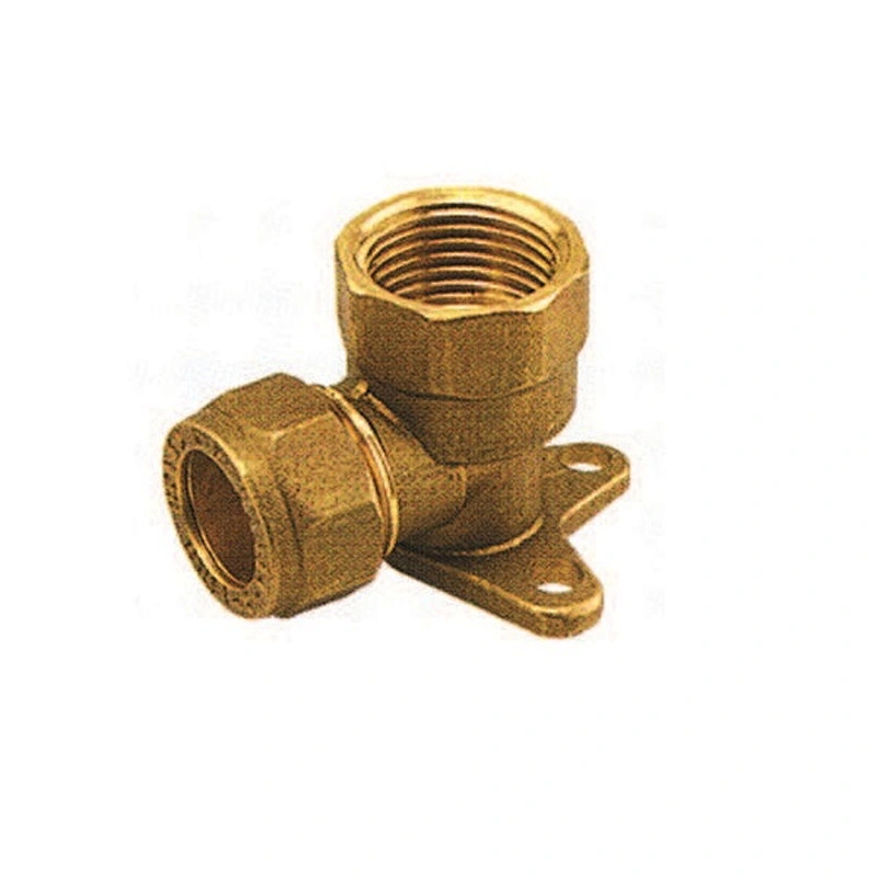 BSP BRASS COMPRESSION ADAPTTOR WITH BRASS RING