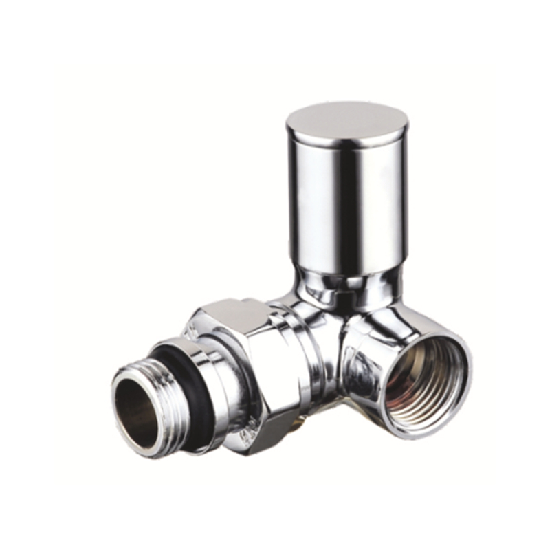 DOUBLE ANGLED MANUAL RADIATOR VALVE & LOCKSHIELD VALVES