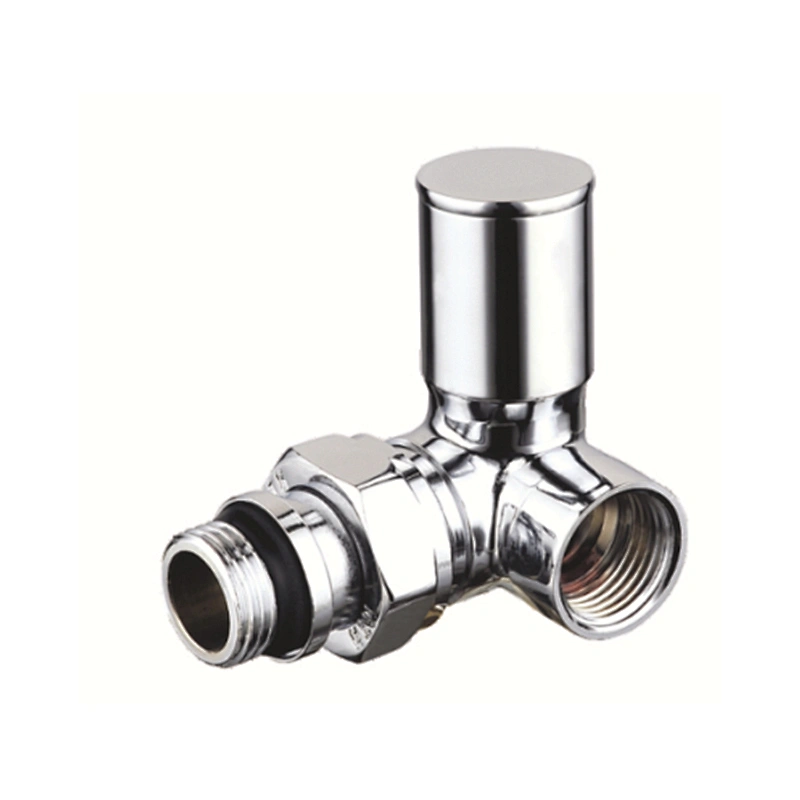 DOUBLE ANGLED MANUAL RADIATOR VALVE & LOCKSHIELD VALVES