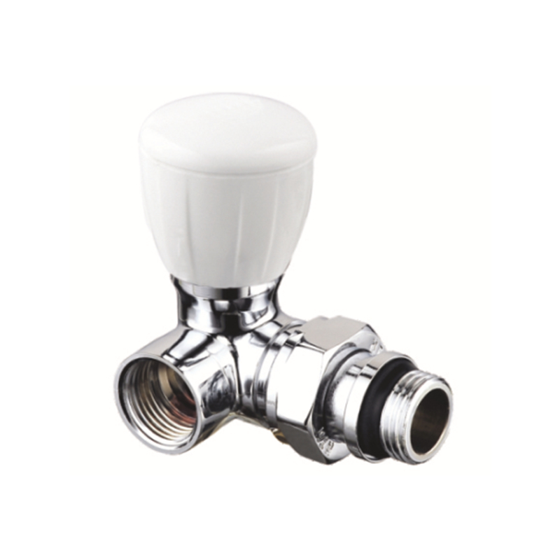 DOUBLE ANGLED MANUAL RADIATOR VALVE & LOCKSHIELD VALVES