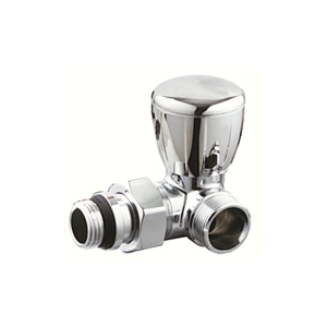 DOUBLE ANGLED MANUAL RADIATOR VALVE & LOCKSHIELD VALVES