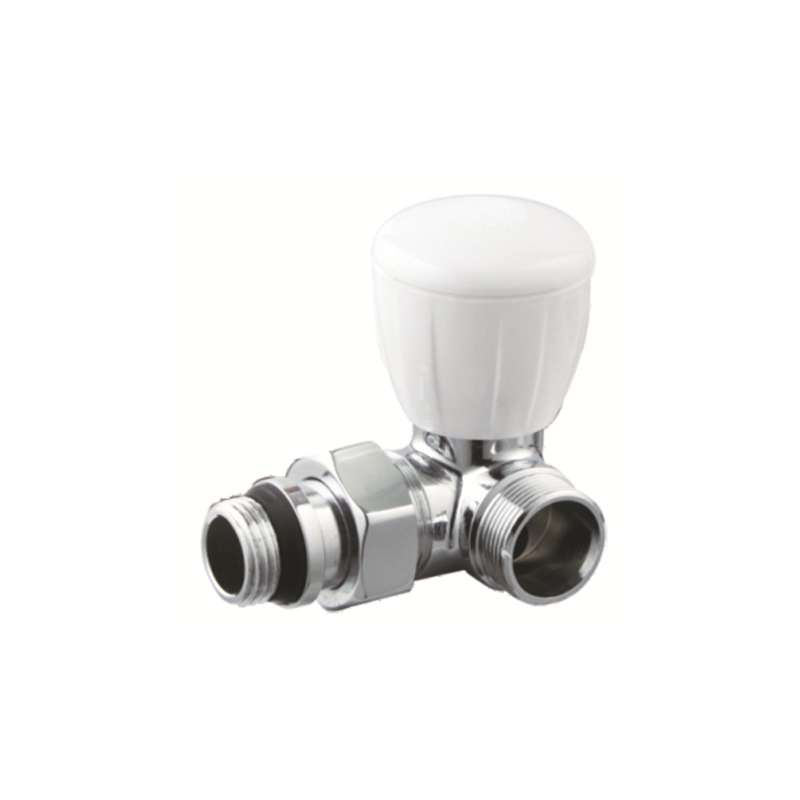 DOUBLE ANGLED MANUAL RADIATOR VALVE & LOCKSHIELD VALVES