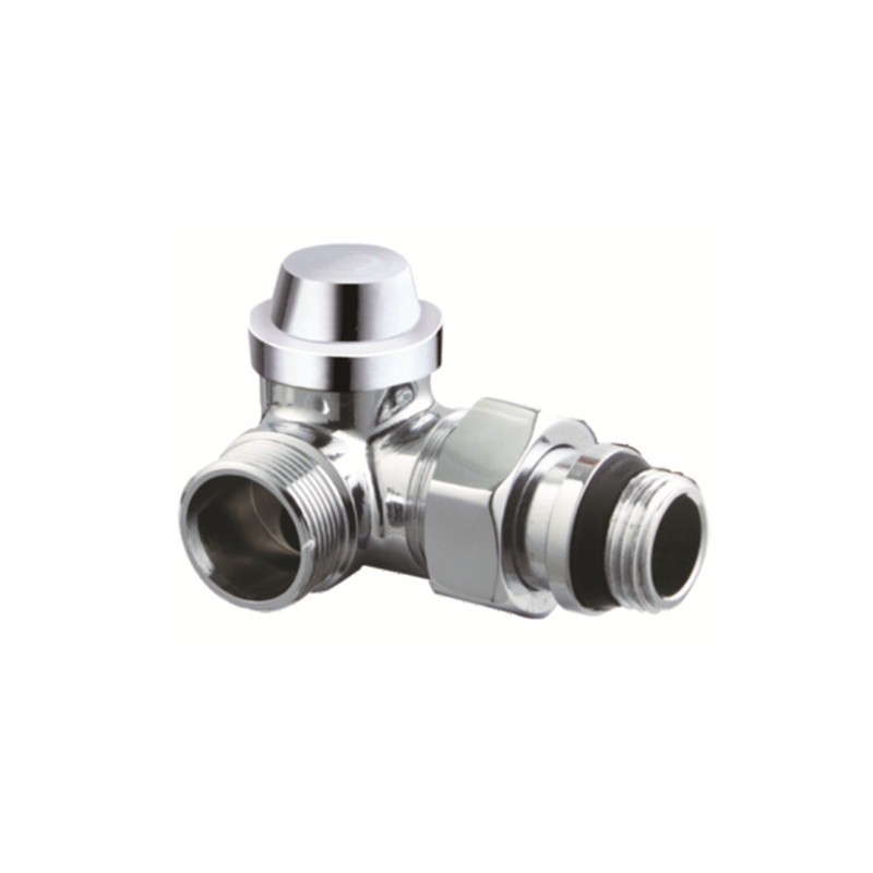 DOUBLE ANGLED MANUAL RADIATOR VALVE & LOCKSHIELD VALVES