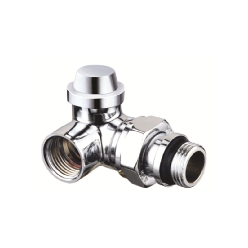 DOUBLE ANGLED MANUAL RADIATOR VALVE & LOCKSHIELD VALVES