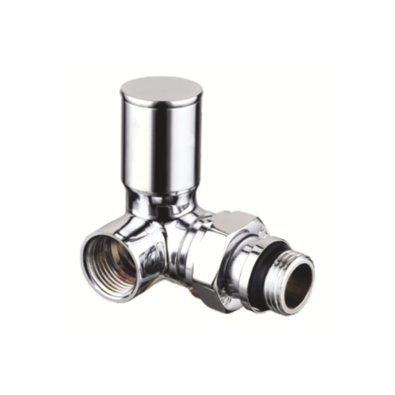 DOUBLE ANGLED MANUAL RADIATOR VALVE & LOCKSHIELD VALVES