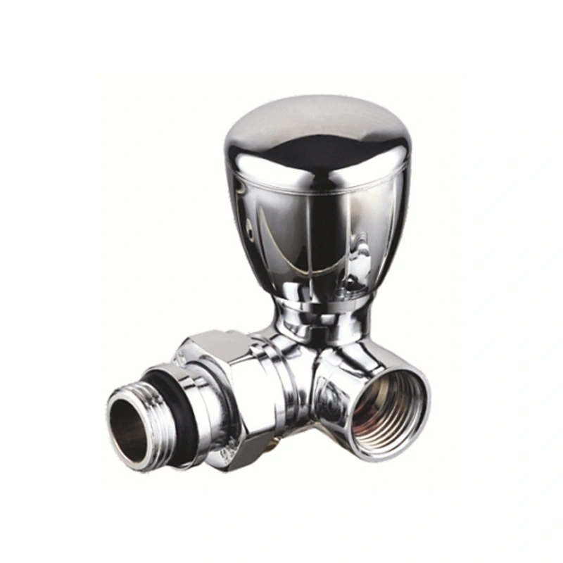 DOUBLE ANGLED MANUAL RADIATOR VALVE & LOCKSHIELD VALVES