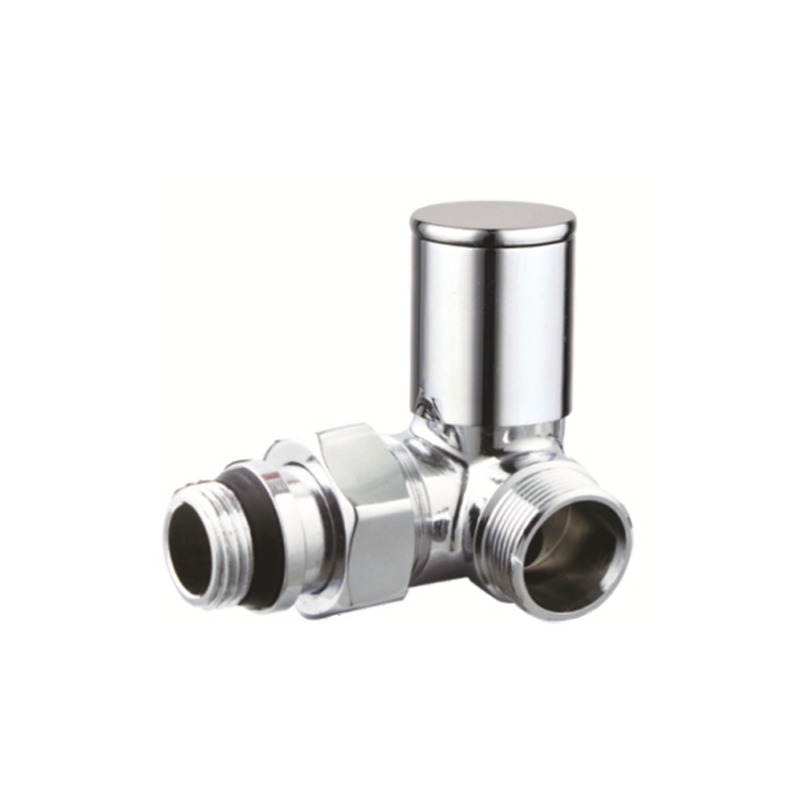 DOUBLE ANGLED MANUAL RADIATOR VALVE & LOCKSHIELD VALVES