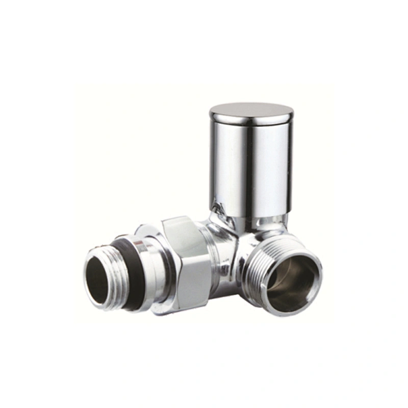 DOUBLE ANGLED MANUAL RADIATOR VALVE & LOCKSHIELD VALVES