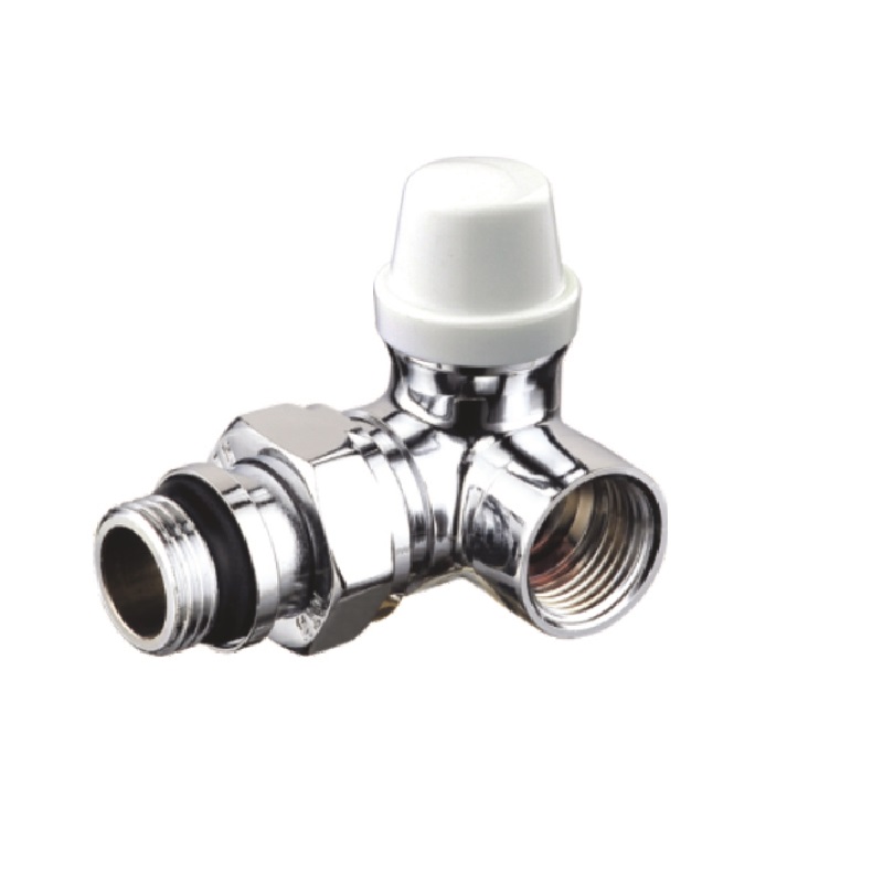 DOUBLE ANGLED MANUAL RADIATOR VALVE & LOCKSHIELD VALVES