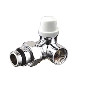 DOUBLE ANGLED MANUAL RADIATOR VALVE & LOCKSHIELD VALVES