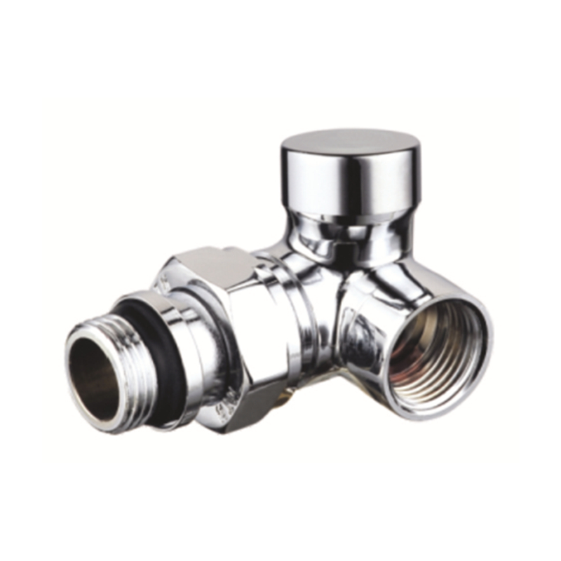DOUBLE ANGLED MANUAL RADIATOR VALVE & LOCKSHIELD VALVES