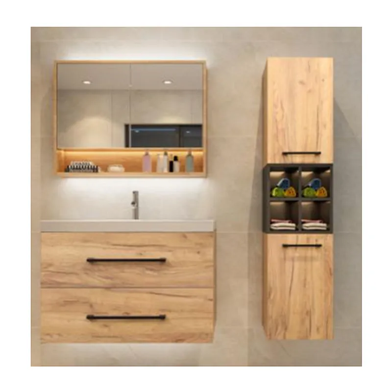 Wall mounted Bathroom Cabinet Set, Morden Design Bathroom Vanity